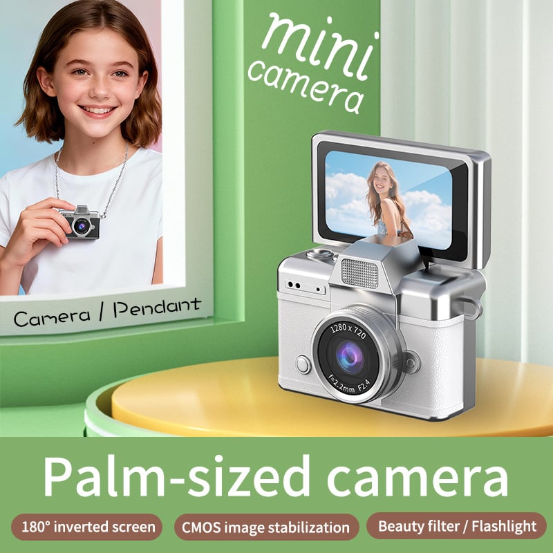 LK027 Mini digitalna kamera s 1,47" LCD, 1–5 MP, TF kartica, Video i Fotografija – Retro Vlog Stil