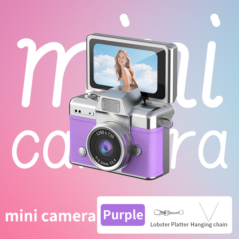 LK027 Mini digitalna kamera s 1,47" LCD, 1–5 MP, TF kartica, Video i Fotografija – Retro Vlog Stil