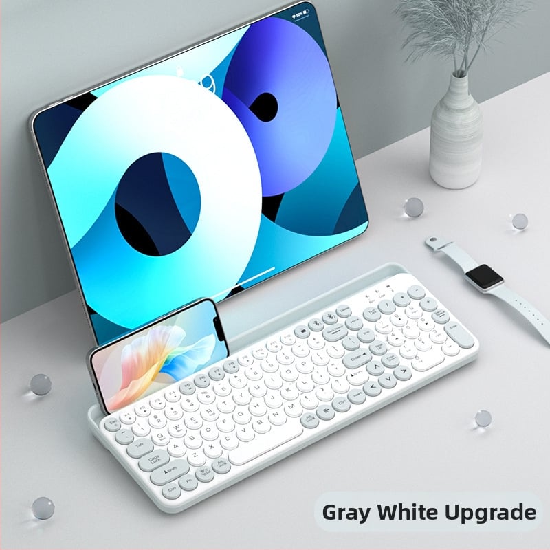 Bluetooth безжична безшумна числова клавиатура с голям слот за карти за таблети, телефони и лаптопи (ABS пластмаса)