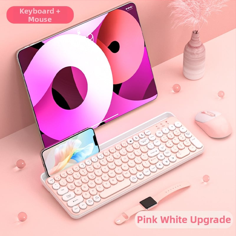 Bluetooth безжична безшумна числова клавиатура с голям слот за карти за таблети, телефони и лаптопи (ABS пластмаса)