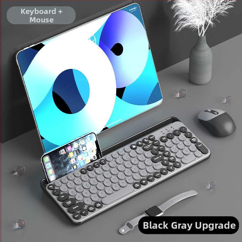 Bluetooth безжична безшумна числова клавиатура с голям слот за карти за таблети, телефони и лаптопи (ABS пластмаса)