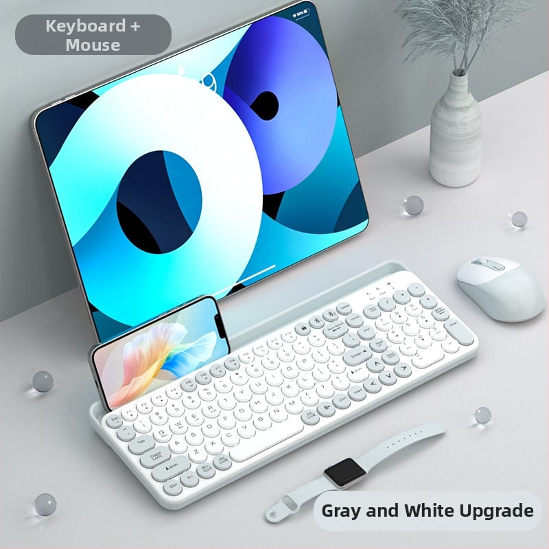 Bluetooth безжична безшумна числова клавиатура с голям слот за карти за таблети, телефони и лаптопи (ABS пластмаса)