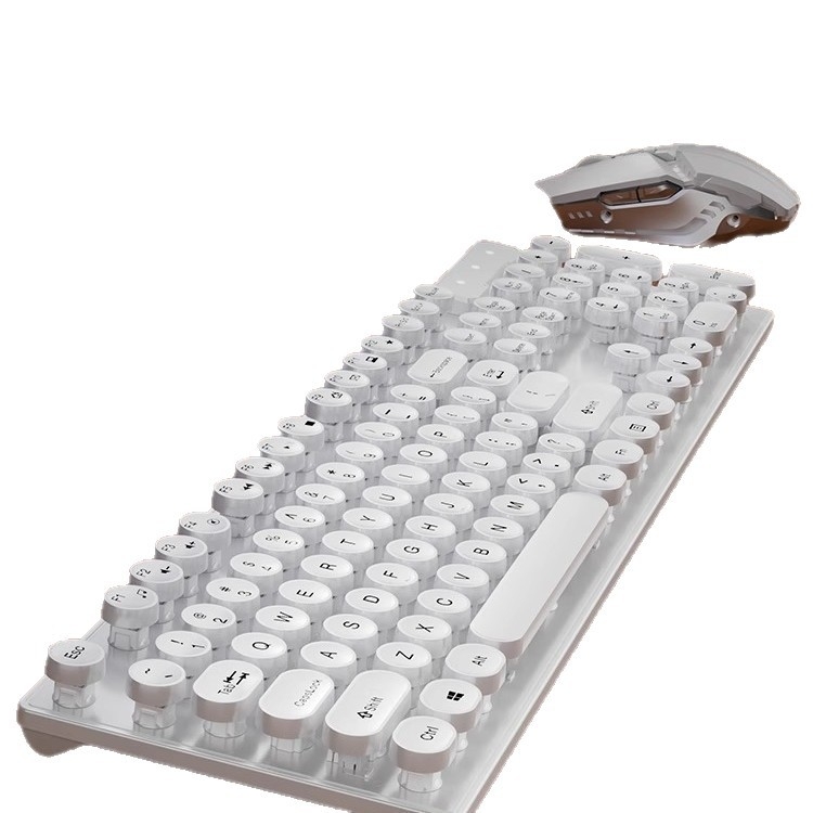 Σετ παιχνιδιού πληκτρολογίου και ποντικιού για επιτραπέζιο υπολογιστή - Crater δομής διακόπτες, ενσύρματο, χωρίς φωτισμό