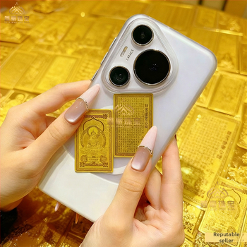 Zlaté samolepky na mobilný telefón 999 s ôsmimi ochrannými božstvami, čínskeho štýlu – Xinhao Jewelry