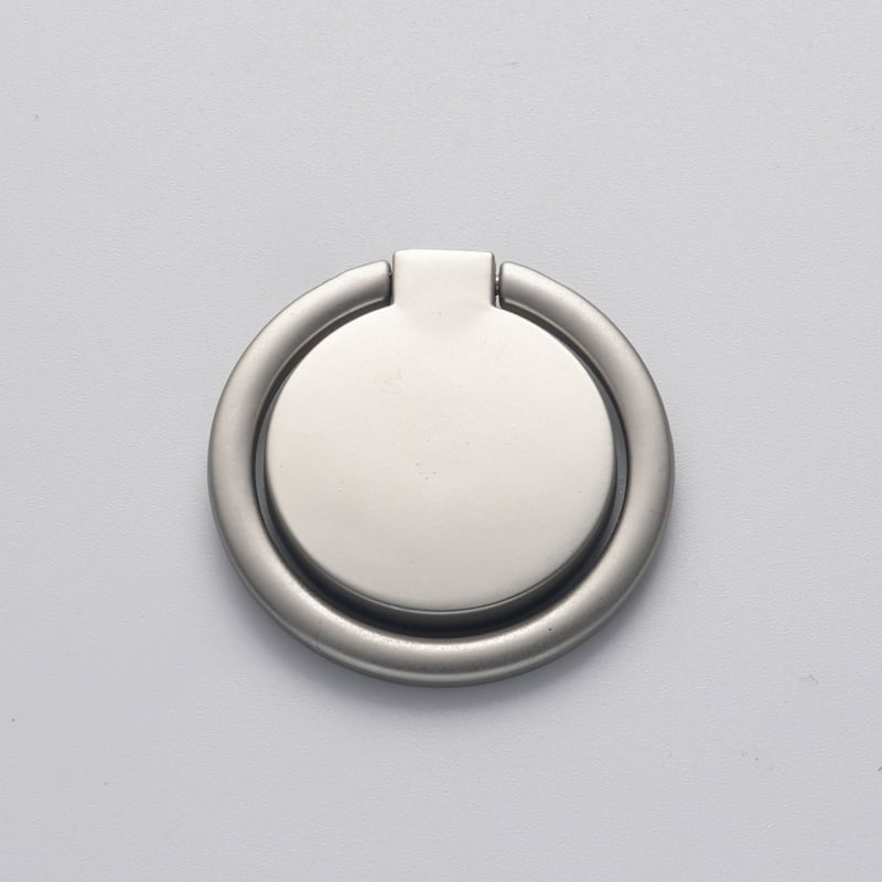 Metāla apaļš telefona gredzenes turētājs, 360° rotācija, lāzera krāsu logotipa druka