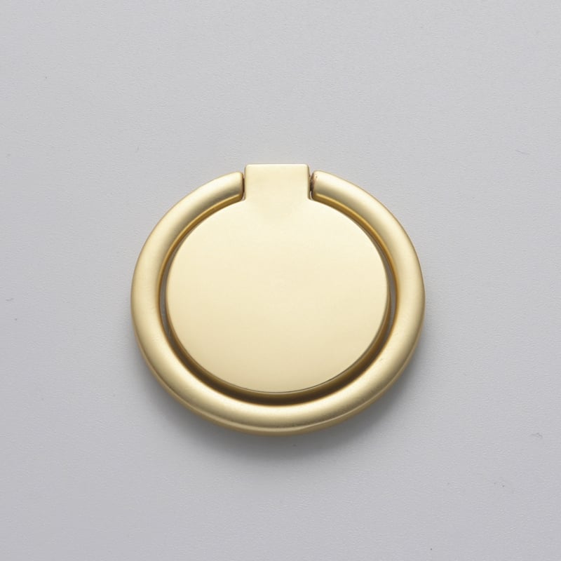 Metāla apaļš telefona gredzenes turētājs, 360° rotācija, lāzera krāsu logotipa druka