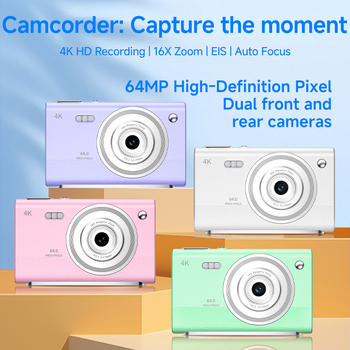 Selfie CCD kamera, 13 MP, 16x optiskais zoom, USB-C, TF karte