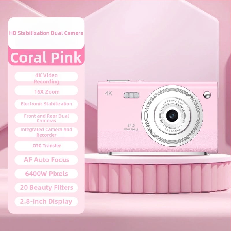 Selfie CCD kamera, 13 MP, 16x optiskais zoom, USB-C, TF karte