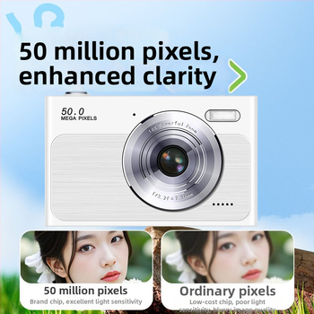 Chain Bearing C01 digitālā viedkamera ar CMOS sensoru, 16x optiskais tālummaiņa, periskopa objektīvs, 1280x1024 izšķirtspēja, 2,4 collu HD LCD