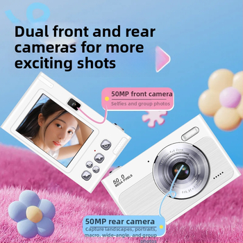 Chain Bearing C01 digitālā viedkamera ar CMOS sensoru, 16x optiskais tālummaiņa, periskopa objektīvs, 1280x1024 izšķirtspēja, 2,4 collu HD LCD