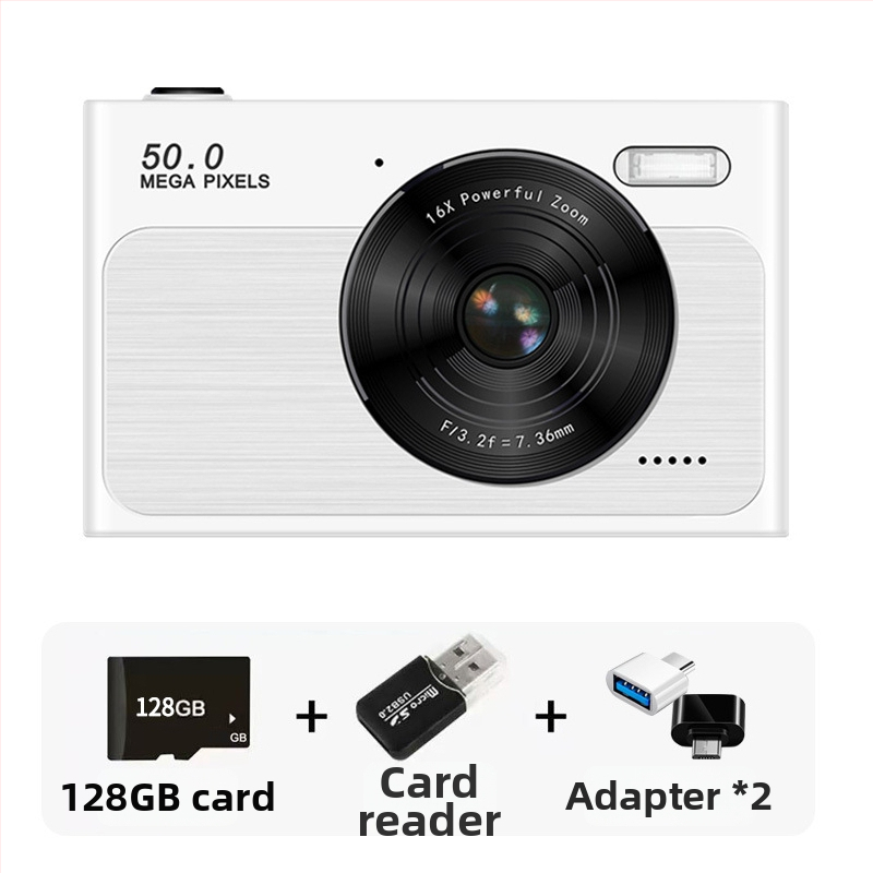 Chain Bearing C01 digitālā viedkamera ar CMOS sensoru, 16x optiskais tālummaiņa, periskopa objektīvs, 1280x1024 izšķirtspēja, 2,4 collu HD LCD