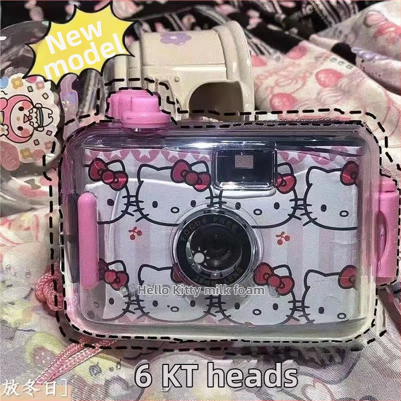 Analoginė filmo kamera – ne Polaroid, retro stilius, dovana Moters dienai