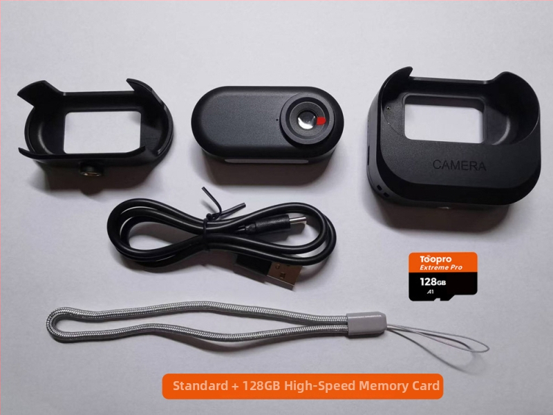 Nešiojama Vlog kamera lauko veikloms – 1080p/720p, 1,47in LCD, CMOS 1/3in, EIS, MicroSD