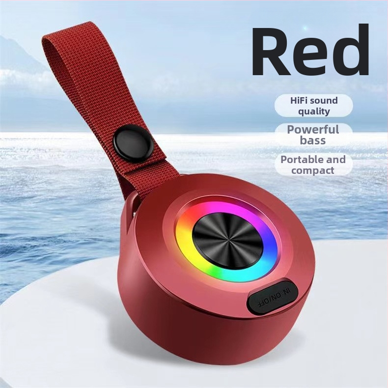 Karaoke Bluetooth reproduktor s vstavanou batériou, TF/USB prehrávanie, vstup pre káblový mikrofón, LED náladové osvetlenie