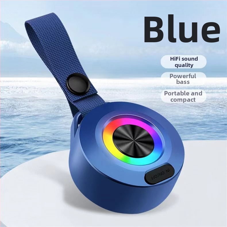 Karaoke Bluetooth reproduktor s vstavanou batériou, TF/USB prehrávanie, vstup pre káblový mikrofón, LED náladové osvetlenie