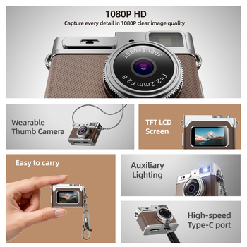 Мини цифрова камера G1 - 1–5 MP, 0,96-инчов LCD, TF карта, 1–3 ч. батерия