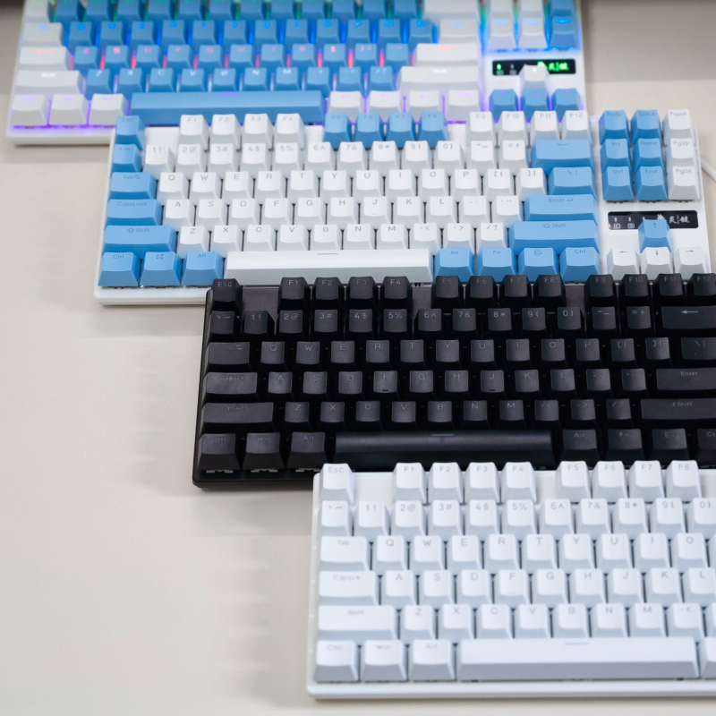 Spirit key механична клавиатура, жична, 87/104 клавиша, смесена подсветка, ABS корпус