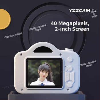 A3 Vaikų skaitmeninė kamera su CMOS 24 MP, 1/1.7'' jutiklis, 8x optinis priartinimas, 2,8'' LCD ekranas, periskopinis objektyvas