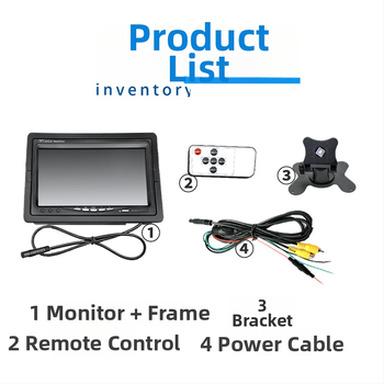 Automobilinis LCD ekranas 701 – NP suderinamas, stalinio tipo ekranas, raiška 480x272 / 800x480
