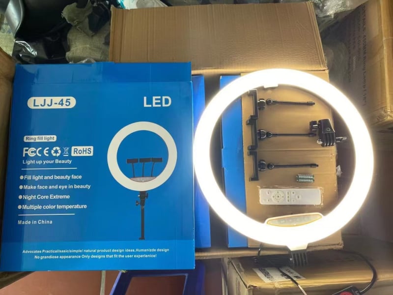Lampa LED inel pentru streaming live — iluminare de umplere, model LJJ, putere ≤10W, 5V, Personalizabil: Da