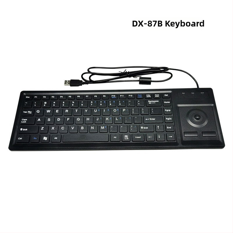 DX-87B priemyselný trackball set klávesnica a myš, PS/2, káblové pripojenie, prispôsobiteľný