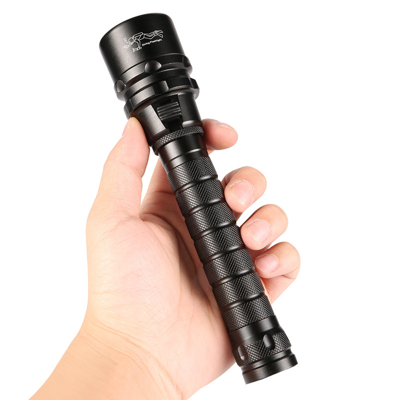 Bowen 3-LED svjetiljka za ronjenje i kampiranje, IPX8, 30W, 2200mAh, fiksni fokus