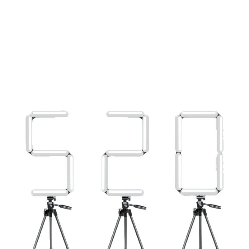 Lvqi Φωτιστικό πλήρωσης με πτυσσόμενο σχέδιο για ζωντανές μεταδόσεις και επιτραπέζια φωτογράφηση — 5V, <10W, Προστασία ματιών, Κάθετη χρήση, για σχολείο, αίθουσα ζωντανών μεταδόσεων και εξωτερικούς χώρους