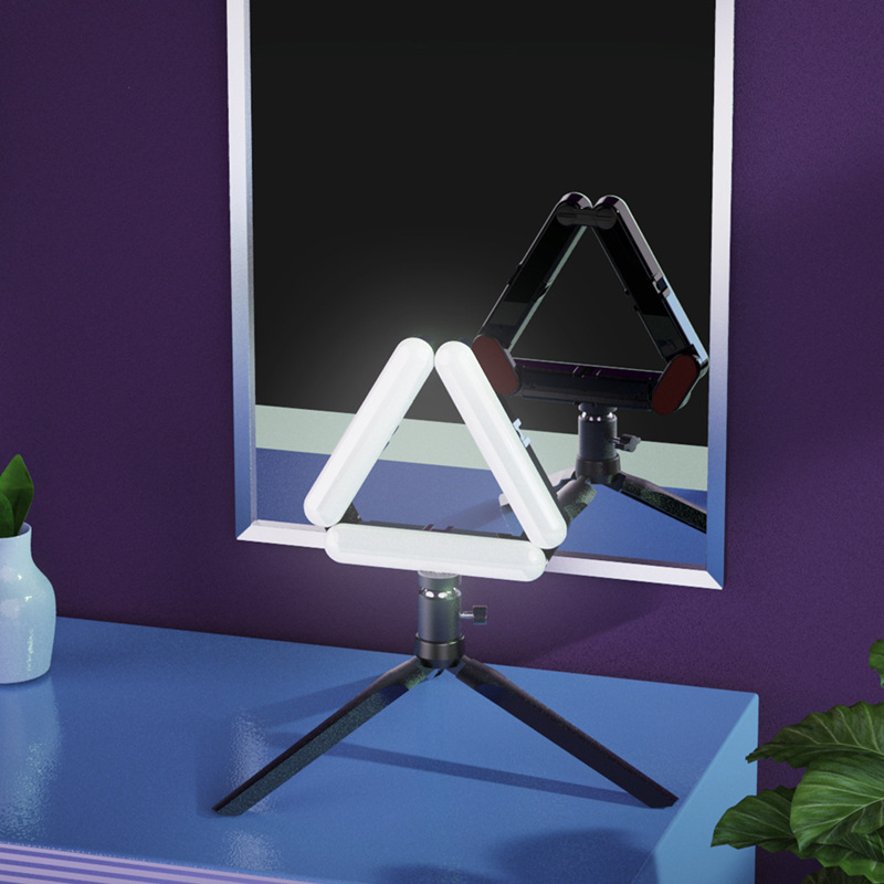 Lvqi Φωτιστικό πλήρωσης με πτυσσόμενο σχέδιο για ζωντανές μεταδόσεις και επιτραπέζια φωτογράφηση — 5V, <10W, Προστασία ματιών, Κάθετη χρήση, για σχολείο, αίθουσα ζωντανών μεταδόσεων και εξωτερικούς χώρους