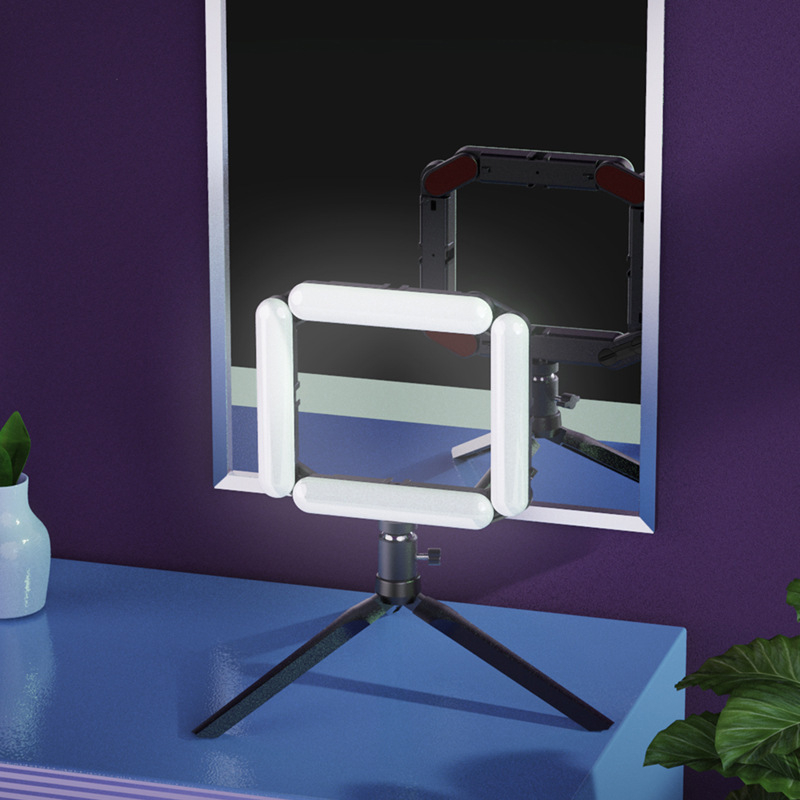 Lvqi Φωτιστικό πλήρωσης με πτυσσόμενο σχέδιο για ζωντανές μεταδόσεις και επιτραπέζια φωτογράφηση — 5V, <10W, Προστασία ματιών, Κάθετη χρήση, για σχολείο, αίθουσα ζωντανών μεταδόσεων και εξωτερικούς χώρους