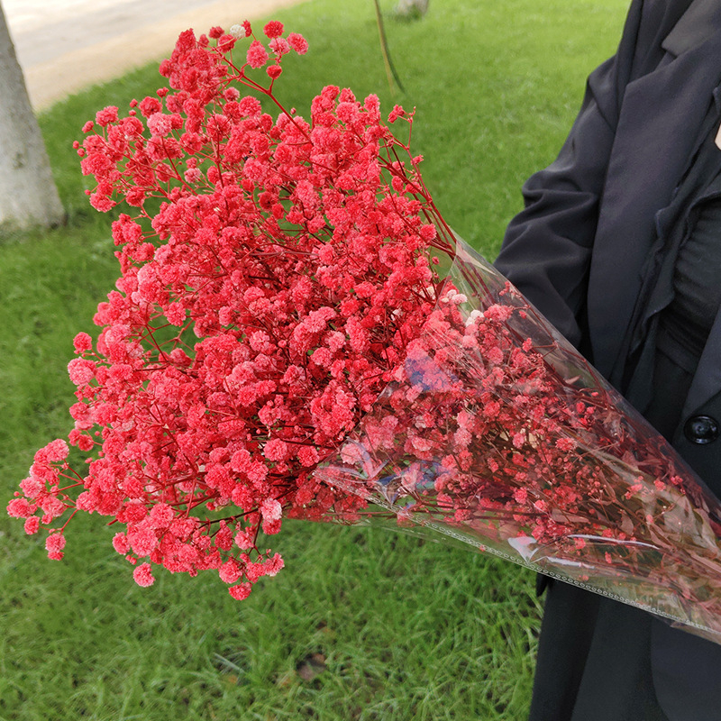 Букет Gypsophila от вечни цветя, 120 g – подходящ за подарък: сватба, рожден ден, дипломиране