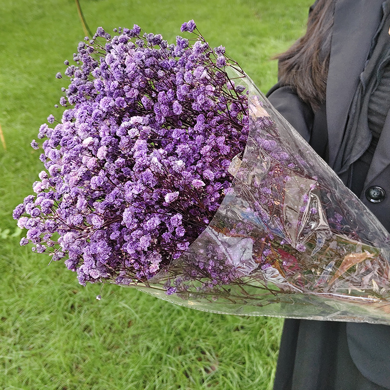 Букет Gypsophila от вечни цветя, 120 g – подходящ за подарък: сватба, рожден ден, дипломиране