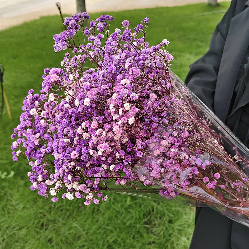 Букет Gypsophila от вечни цветя, 120 g – подходящ за подарък: сватба, рожден ден, дипломиране