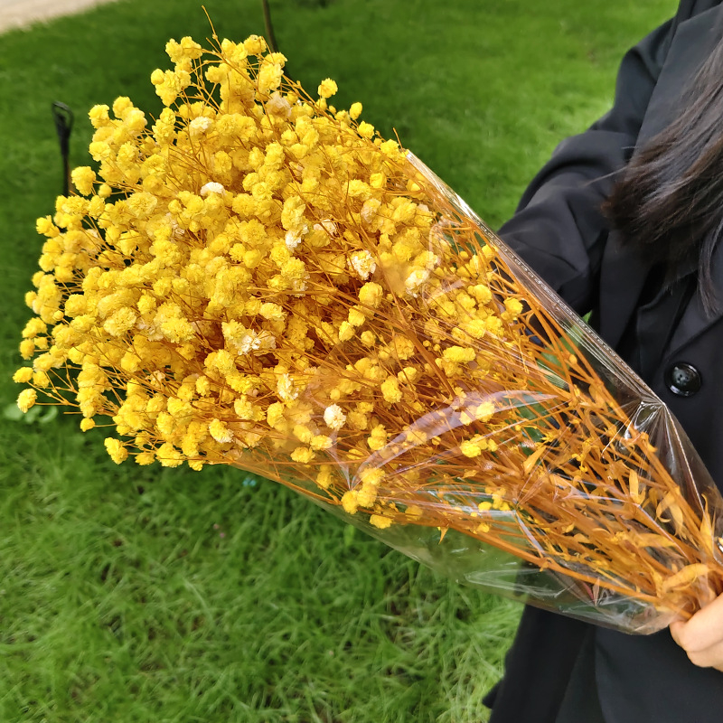 Букет Gypsophila от вечни цветя, 120 g – подходящ за подарък: сватба, рожден ден, дипломиране
