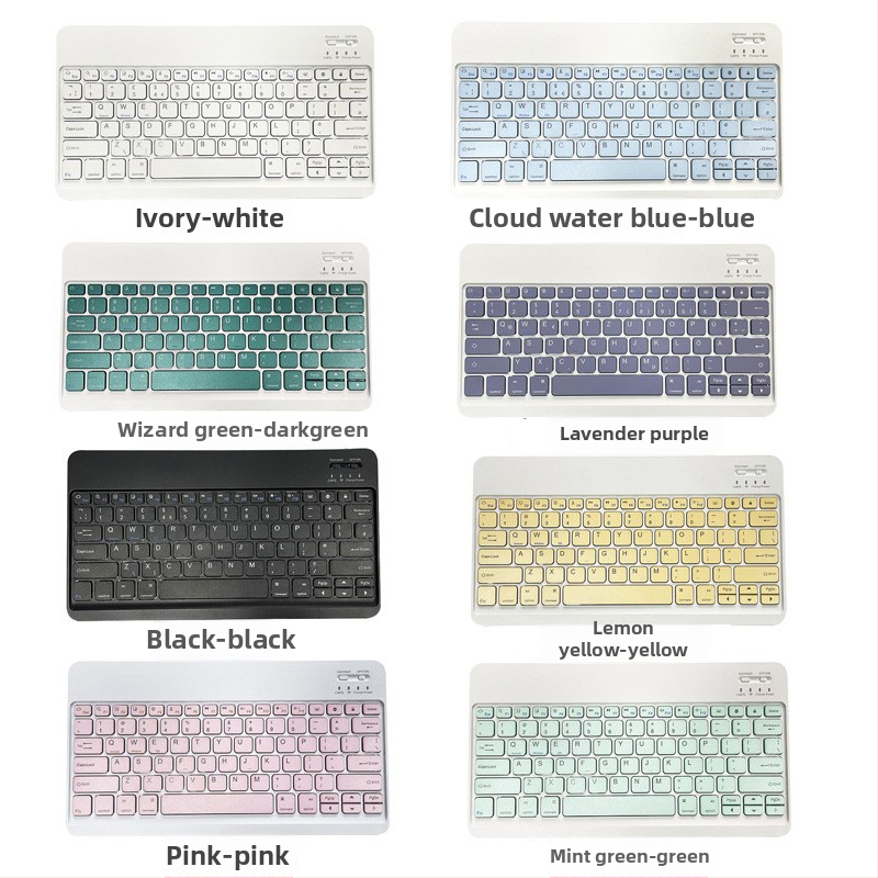 Bluetooth tipkovnica i bežični miš komplet, Model 008, težina tipkovnice 185 g, OEM dizajn, uključuje kabel za punjenje i prozirnu vrećicu