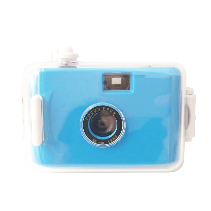 Atspari vandeniui kompakti filmų kamera, 135 filmas, ABS plastiko korpusas, be LCD, be blykstės