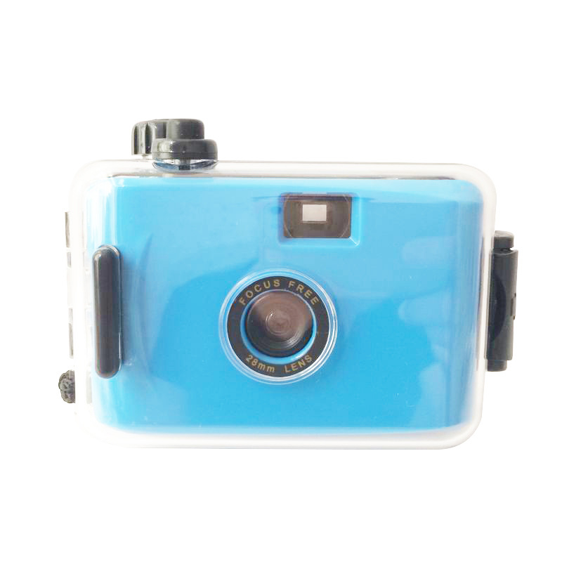 Atspari vandeniui kompakti filmų kamera, 135 filmas, ABS plastiko korpusas, be LCD, be blykstės