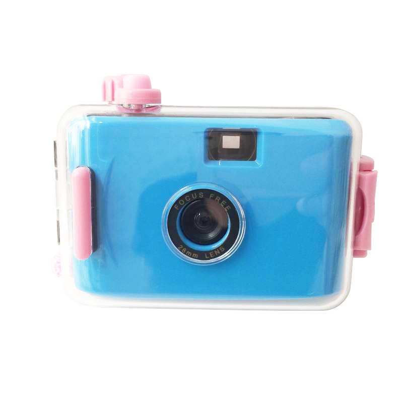 Atspari vandeniui kompakti filmų kamera, 135 filmas, ABS plastiko korpusas, be LCD, be blykstės