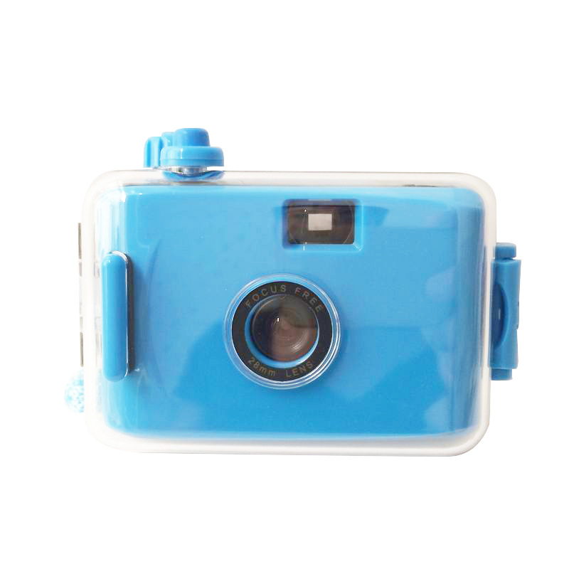 Atspari vandeniui kompakti filmų kamera, 135 filmas, ABS plastiko korpusas, be LCD, be blykstės