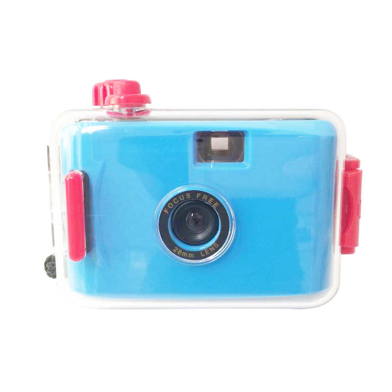 Atspari vandeniui kompakti filmų kamera, 135 filmas, ABS plastiko korpusas, be LCD, be blykstės