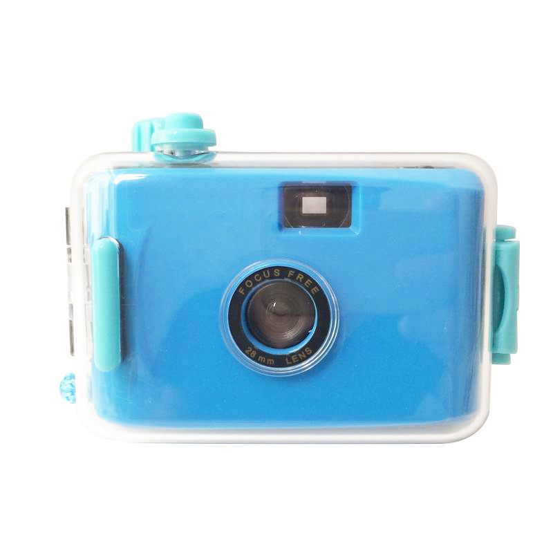 Atspari vandeniui kompakti filmų kamera, 135 filmas, ABS plastiko korpusas, be LCD, be blykstės