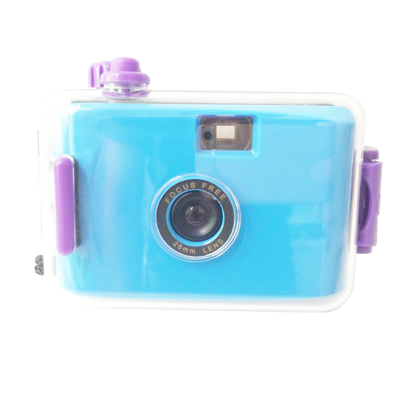 Atspari vandeniui kompakti filmų kamera, 135 filmas, ABS plastiko korpusas, be LCD, be blykstės