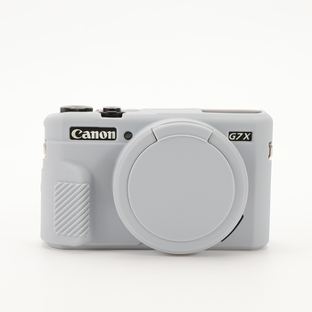 Carcasă din silicon pentru Canon G7X Mark II – husă de protecție pentru cameră compactă (rezistență la abraziune, ușor, protecție împotriva tăierilor)
