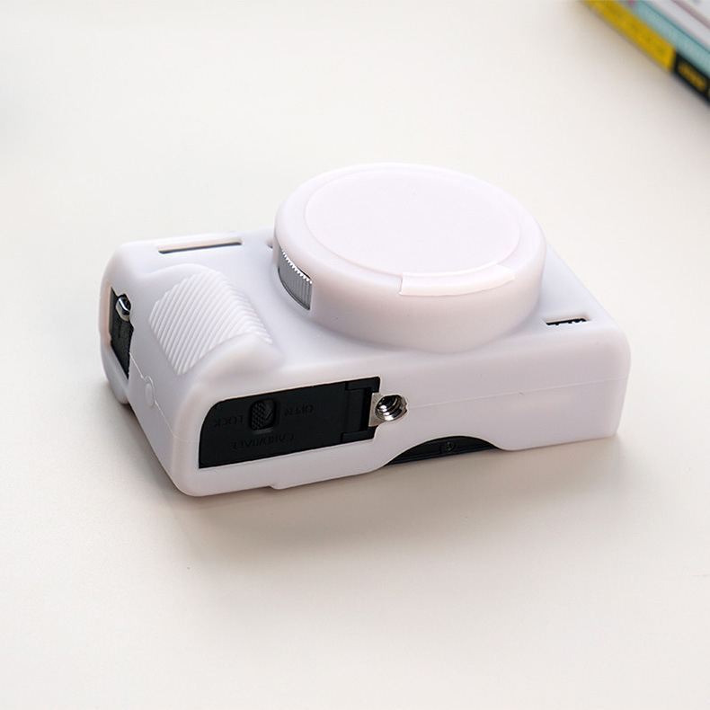 Carcasă din silicon pentru Canon G7X Mark II – husă de protecție pentru cameră compactă (rezistență la abraziune, ușor, protecție împotriva tăierilor)