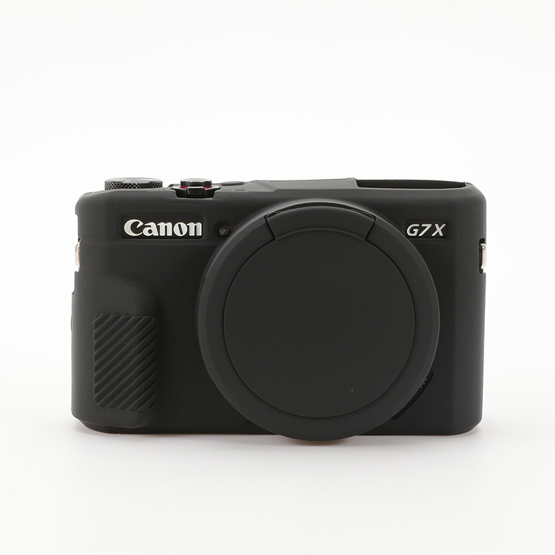 Carcasă din silicon pentru Canon G7X Mark II – husă de protecție pentru cameră compactă (rezistență la abraziune, ușor, protecție împotriva tăierilor)