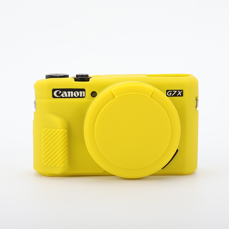 Carcasă din silicon pentru Canon G7X Mark II – husă de protecție pentru cameră compactă (rezistență la abraziune, ușor, protecție împotriva tăierilor)