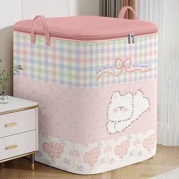 Geantă de depozitare pentru pătură și haine - formă cub, material din țesătură nețesută, capacitate mare, rezistentă la umezeală, multifuncțională