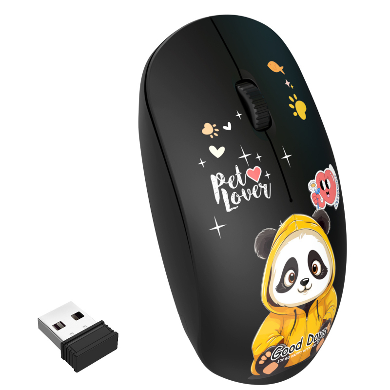 Bežična miš T10 s Bluetooth/2,4 GHz, 1000dpi, 3 tipke, USB prijemnik, ergonomski dizajn