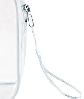 Διάφανη τσάντα καλλυντικών από PVC για ταξίδια, φορητή, αδιάβροχη, με μεγάλη χωρητικότητα