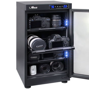 Ηλεκτρονικό κουτί υγρασίας για φακούς DSLR και γραμματόσημα — ντουλάπι ξήρανσης και αφύγρανσης