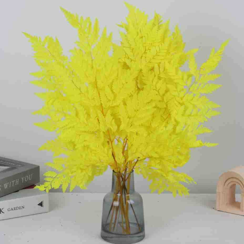 Вечни цветя, алпийска папрат, сухи декоративни листа, комплект 10 бр., реквизит за снимки